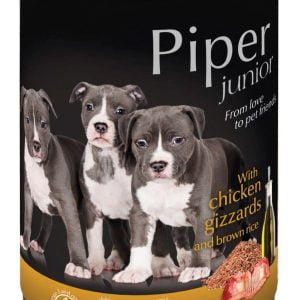 Hrana umeda Piper Junior, PIPOTE DE PUI ȘI SFECLĂ ROȘIE, 400 g