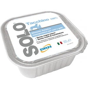 Hrana umeda pentru caini si pisici SOLO CURCAN 100g