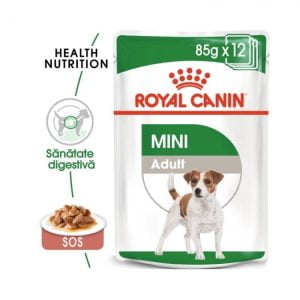 Royal Canin Mini Adult, 12 plicuri X 85 g