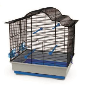 Colivie pasari mps sophia 1 negru/gri fara suport 51x36x57(h)cm