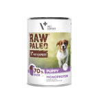 Hrana umeda pentru caini, puppy, RAW PALEO, rata, 400 g